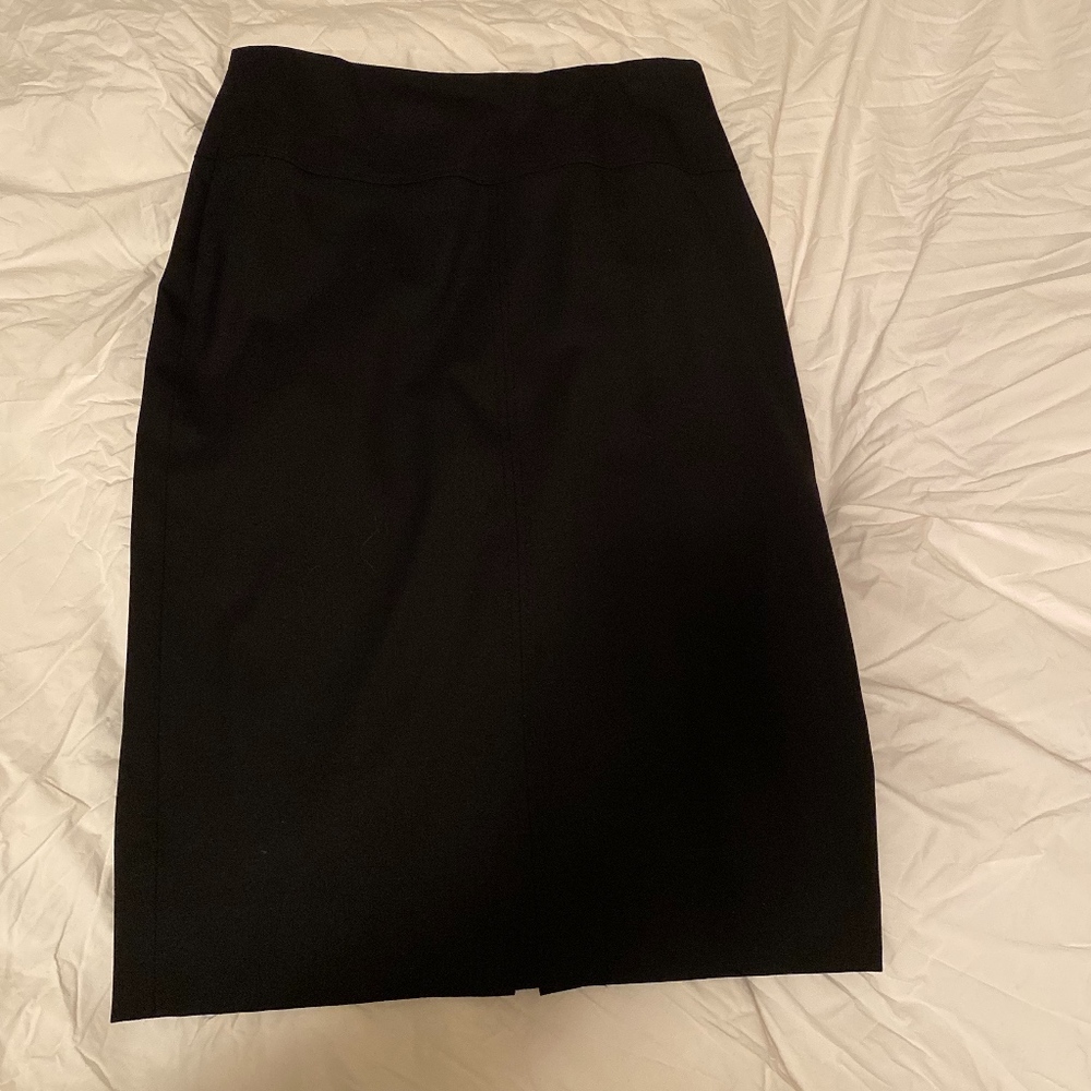 J. Crew Black Pencil Skirt, Super 120s, Size 8